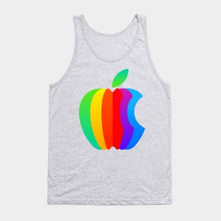 Colorful Apple logo Tank Top